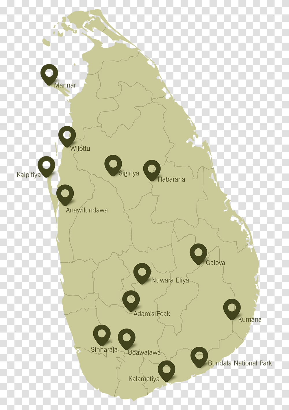 Bird Watching Tours In Sri Lanka Vote Map Sri Lanka 2019, Diagram, Cookie, Food, Biscuit Transparent Png