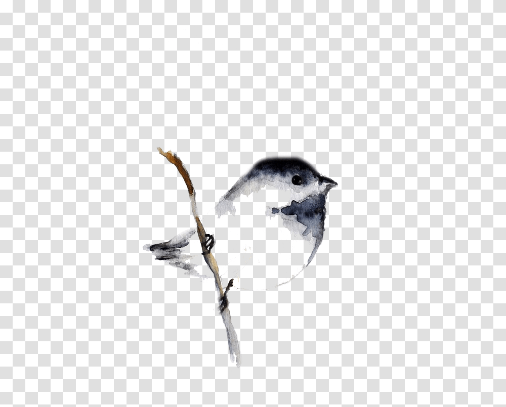 Bird Watercolor Painting Tattoo Drawing Black Watercolor Animal Tattoo, Bubble, Leisure Activities, Astronomy Transparent Png