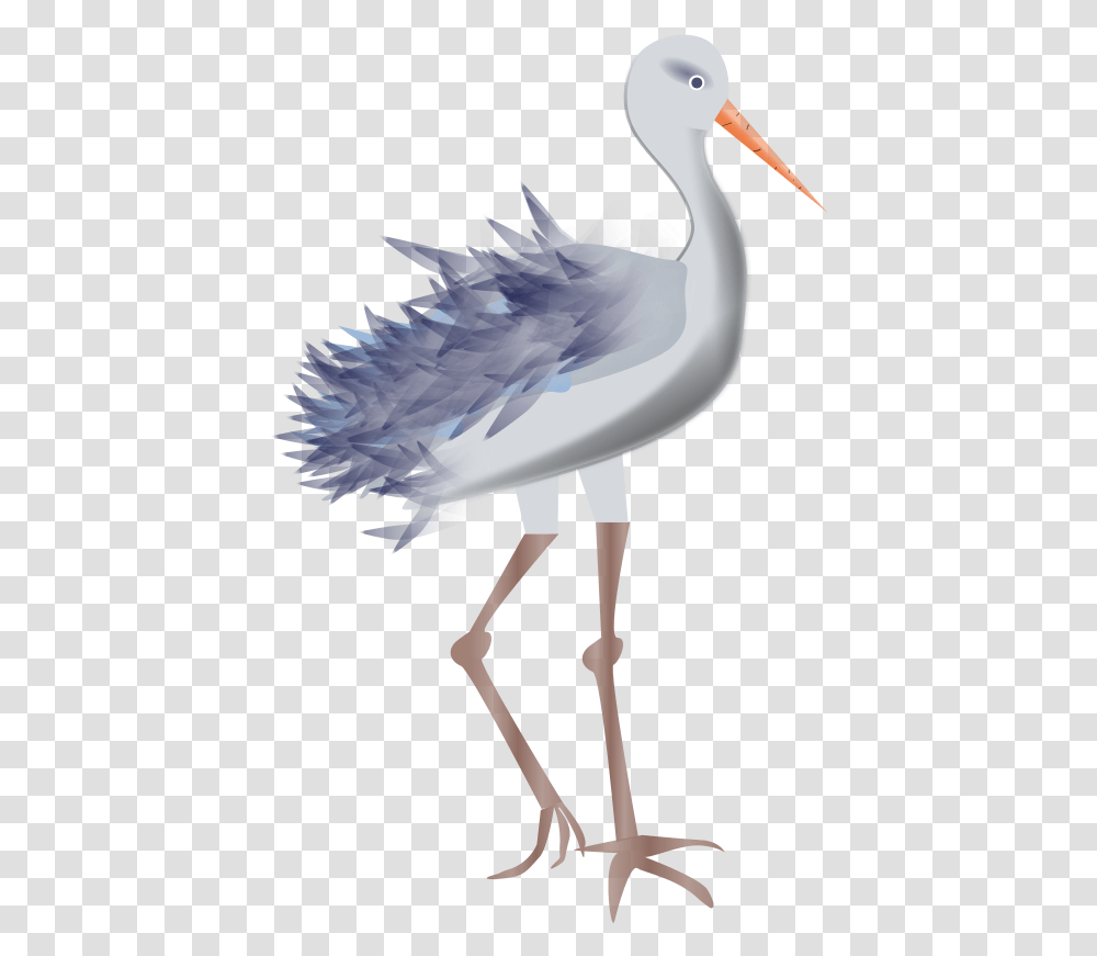 Bird With Legs Svg Clip Arts 2 Legs Animals Clipart, Waterfowl, Crane Bird, Stork, Anseriformes Transparent Png