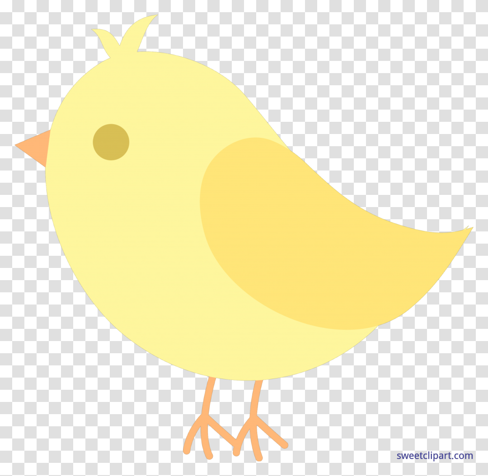 Bird Yellow Cute Clip Art, Canary, Animal, Plant, Food Transparent Png