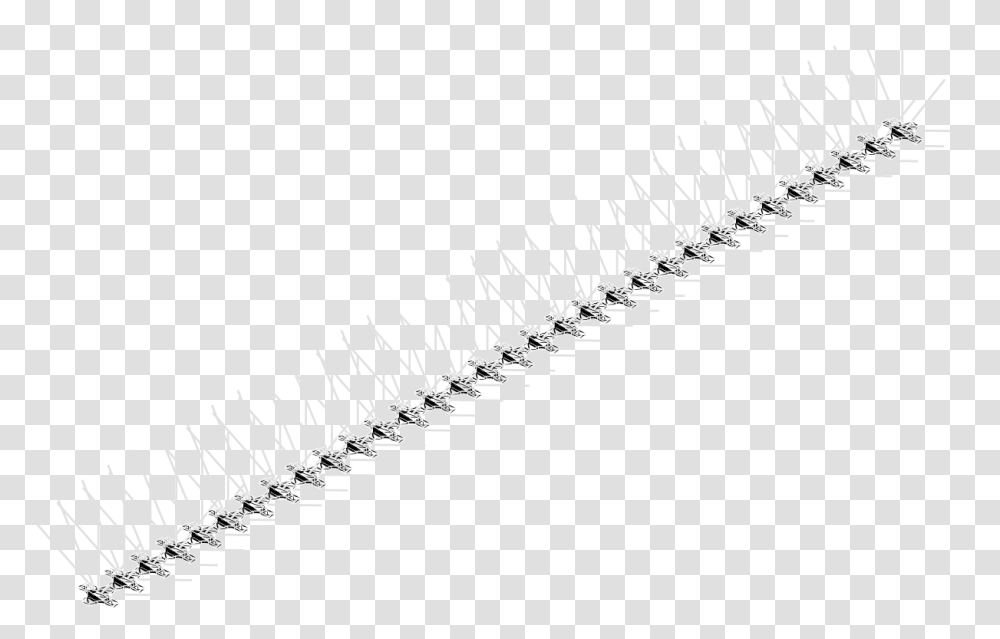 Birdcontrol Spikes Birdbgone Parallel, Silhouette Transparent Png