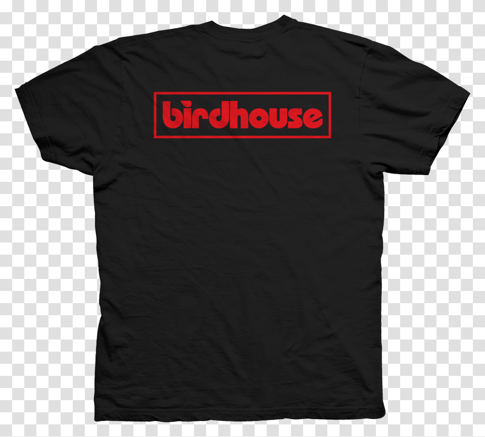Birdhouse Bar Logo T Shirt Active Shirt, Apparel, T-Shirt Transparent Png