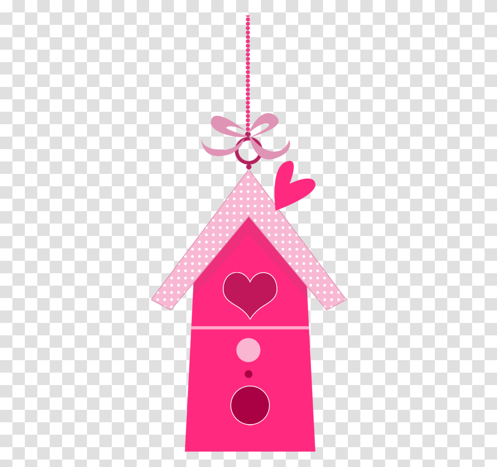 Birdhouse Clipart Pink Clip Art, Apparel, Party Hat, Triangle Transparent Png