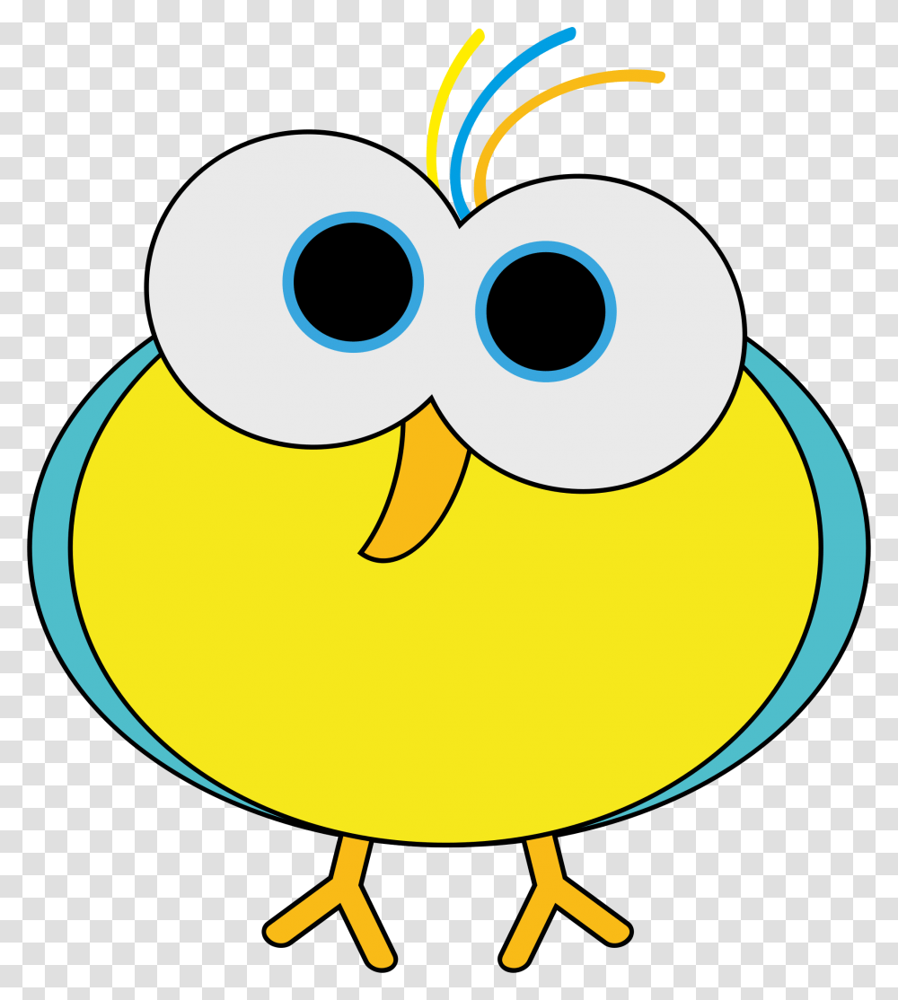 Birdie With Big Eyes Vector Clipart Image, Animal Transparent Png