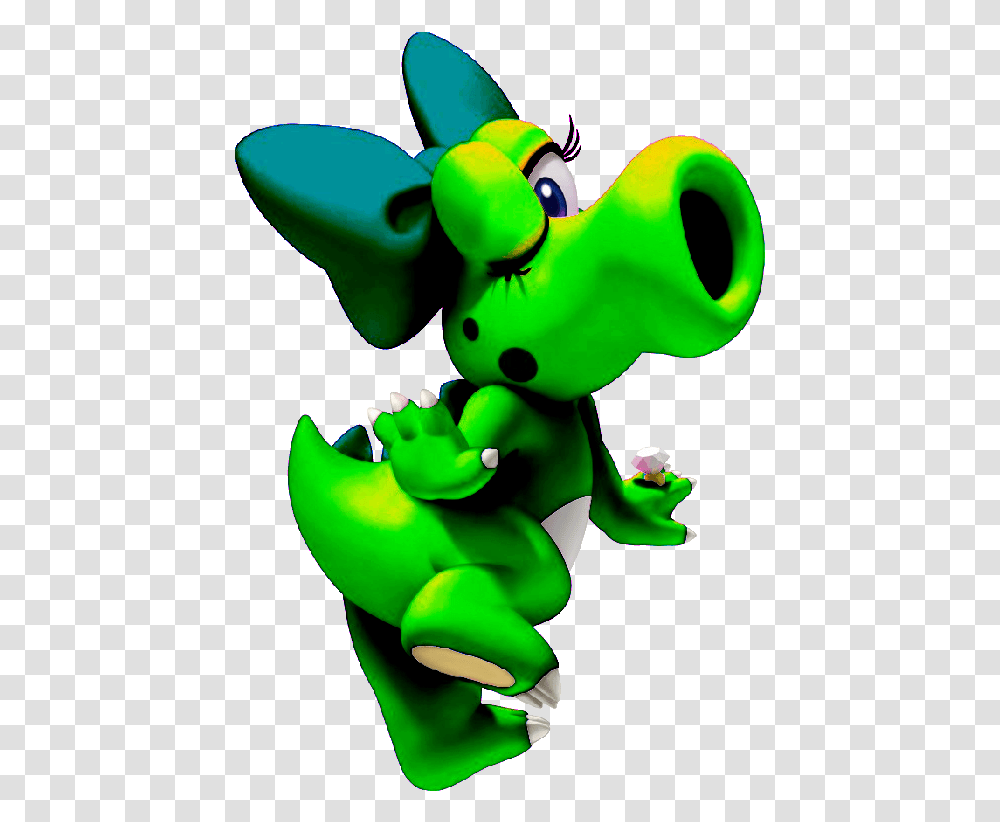 Birdo In Super Mario Bros, Toy, Green, Elf, Alien Transparent Png