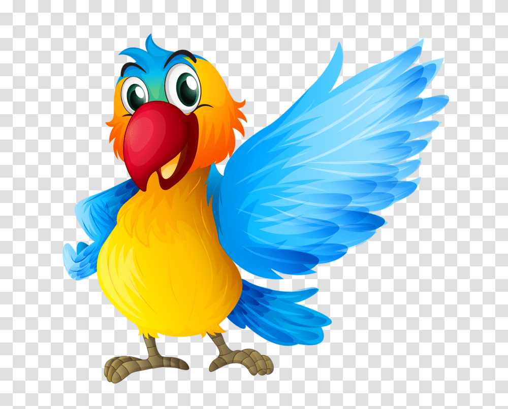 Birds Bird Illustration Parrot, Animal, Poultry, Fowl, Performer Transparent Png