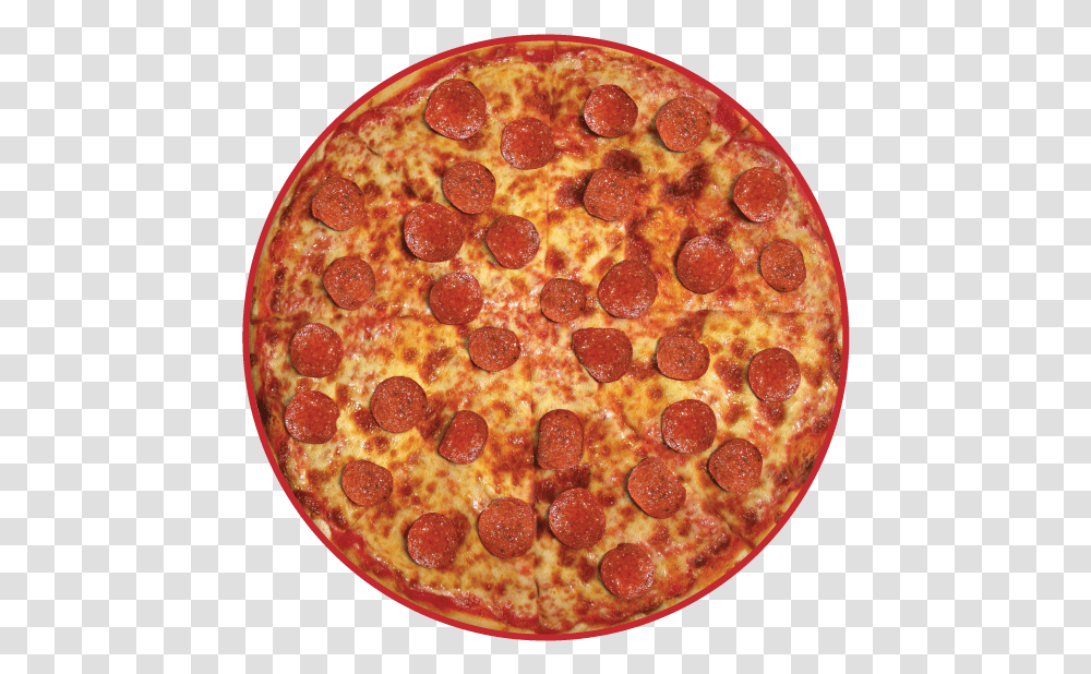 Birds Eye View Of A Pizza, Food, Meal, Dish, Platter Transparent Png