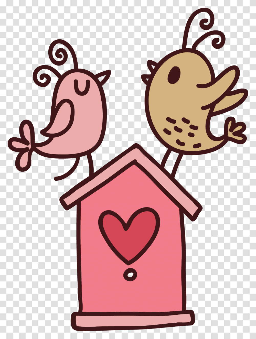 Birds, Gas Pump, Machine, Heart Transparent Png