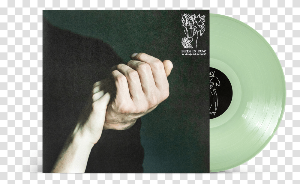 Birds In Row We Already Lost The World Lp, Person, Hand, Green Transparent Png
