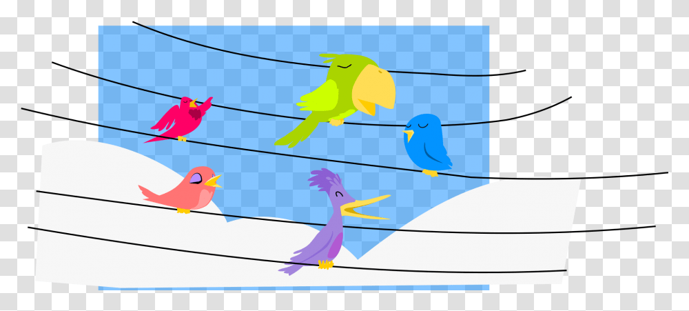Birds Music Notes Free Picture Music Lines Bird, Animal, Nature, Outdoors Transparent Png