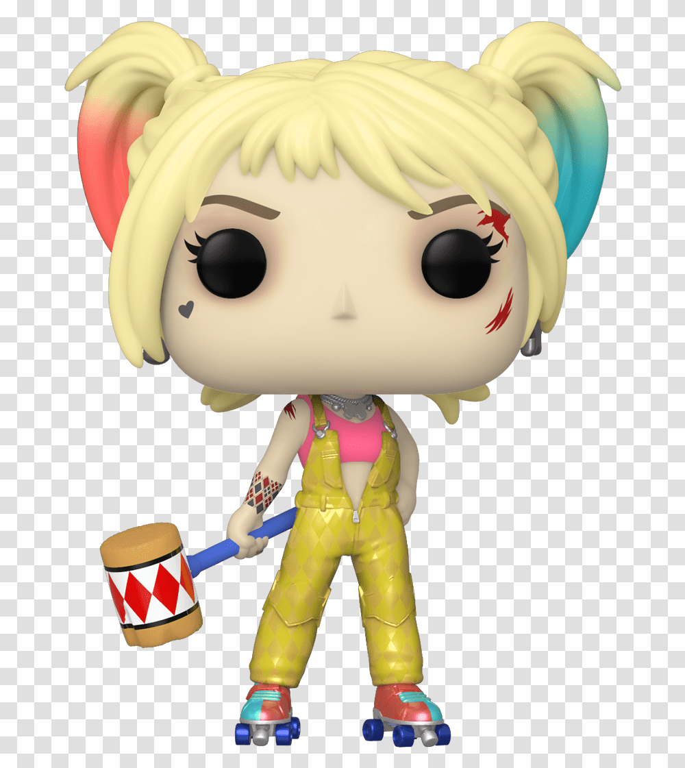 Birds Of Prey The Fantabulous Harley Quinn Funko Pop, Doll, Toy Transparent Png