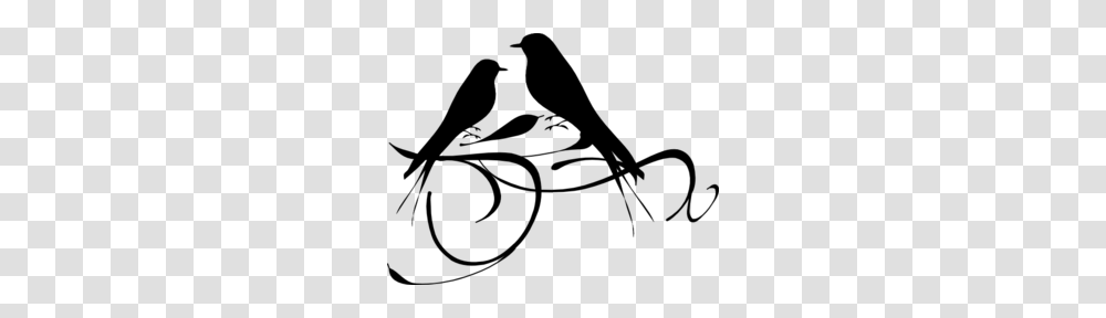 Birds On A Branch Clip Art For Web, Gray, World Of Warcraft Transparent Png