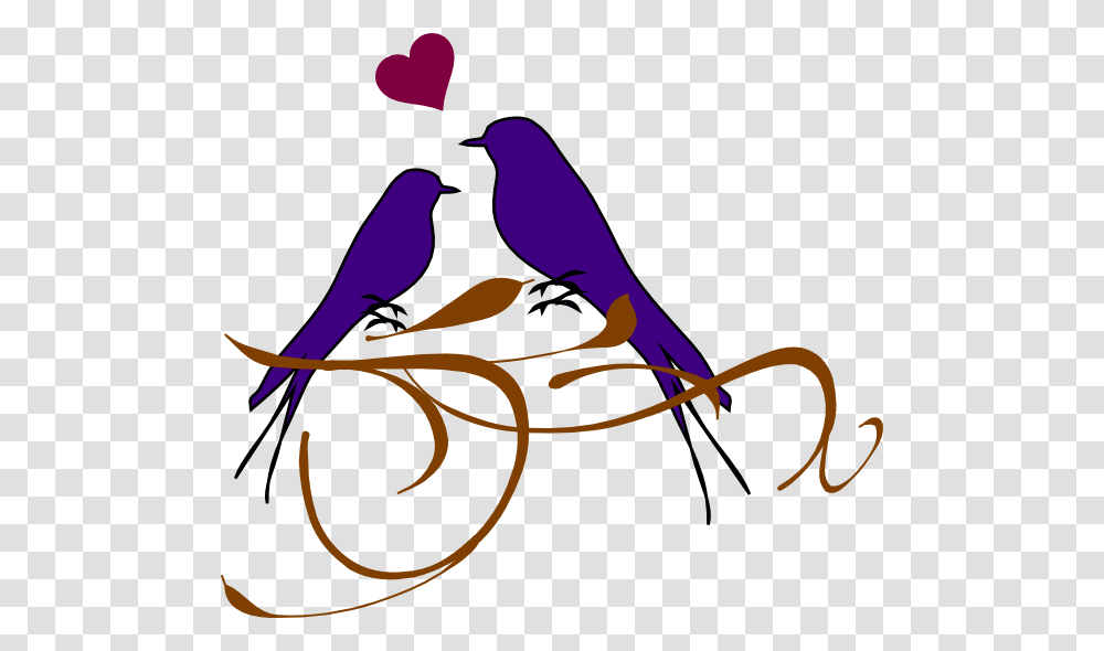 Birds On A Branch Clip Art Wedding Clipart Love Bird, Animal, Finch, Beak Transparent Png