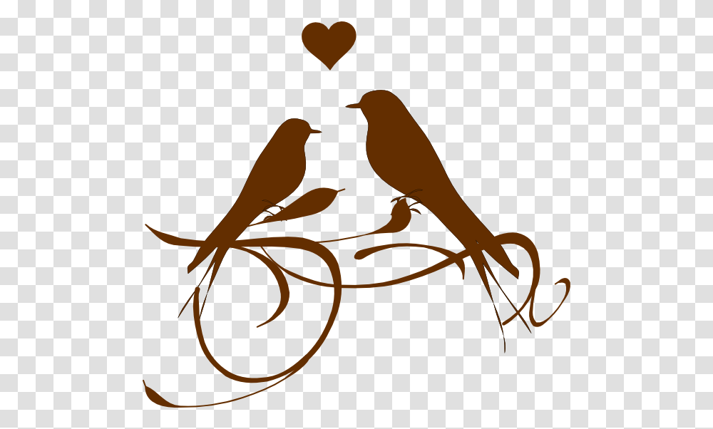 Birds On A Branch Clip Arts Download, Animal, Finch, Silhouette Transparent Png