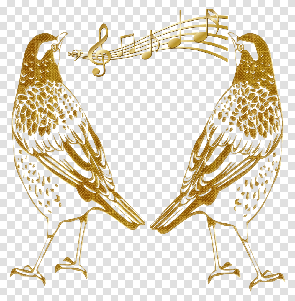 Birds Outline Abstract Gold Portable Network Graphics, Animal, Grouse, Bronze, Partridge Transparent Png