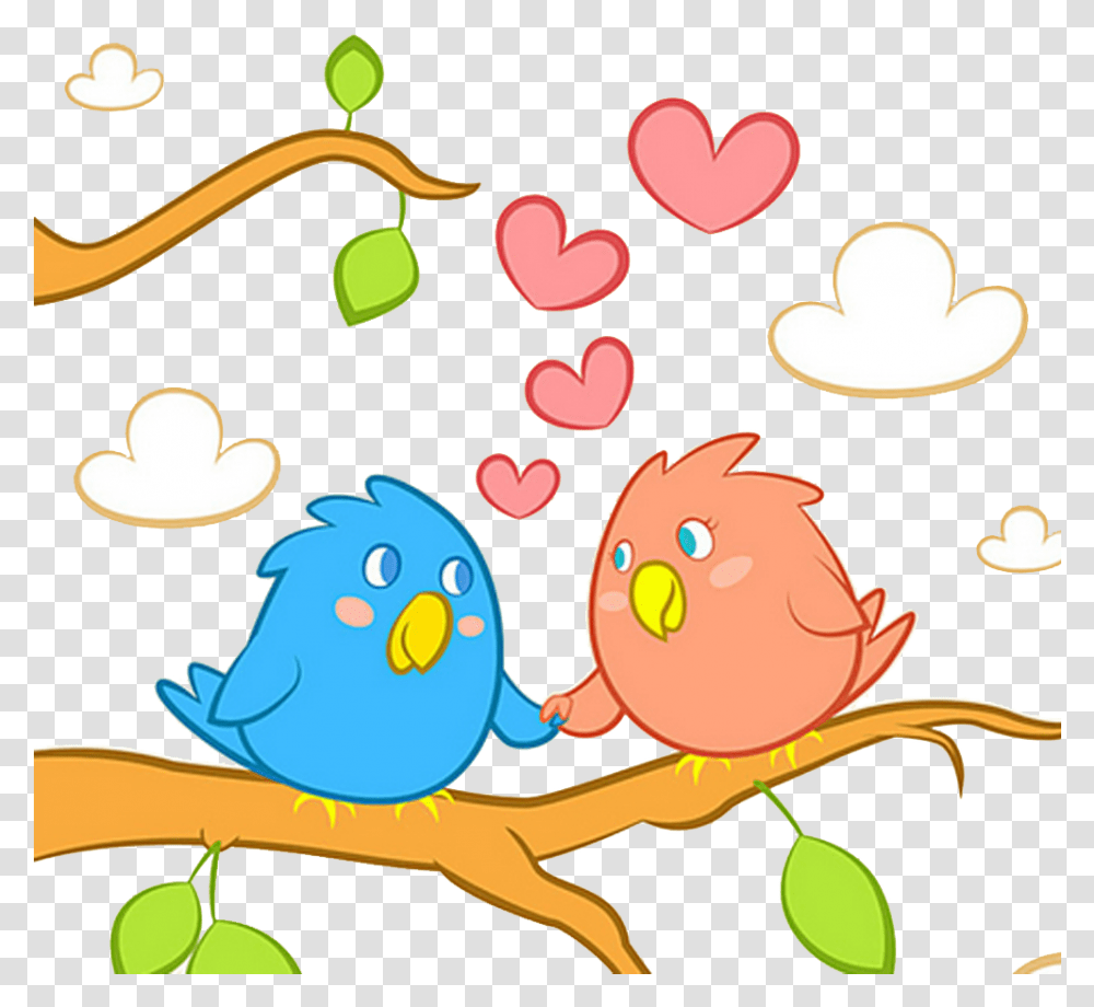Birds Vector Couple Cute Love Bird Clipart Transparent Png