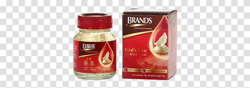 Bird's Nest With Rock Sugar 70ml Taiwan Silver Brands Birds Nest Thailand, Food, Ketchup, Dessert, Cream Transparent Png