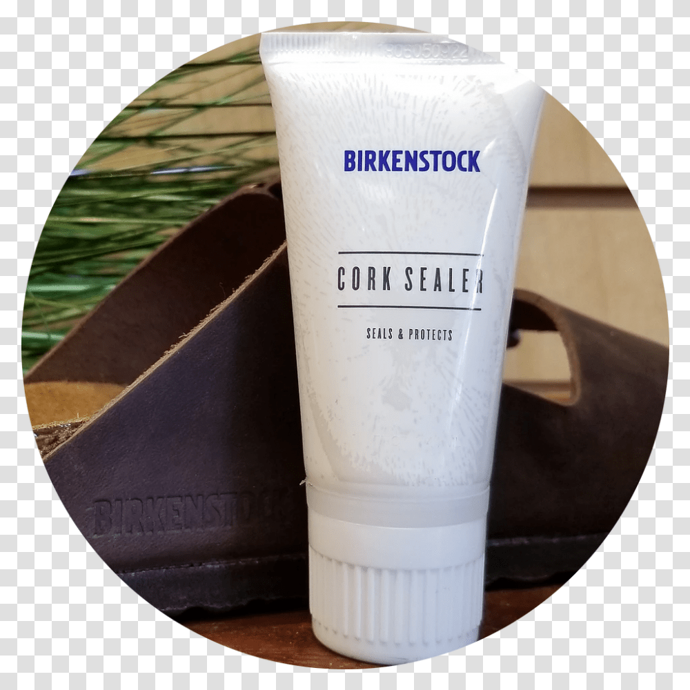 Birkenstock Cork Seal Birkenstock, Bottle, Cosmetics, Tape, Sunscreen Transparent Png