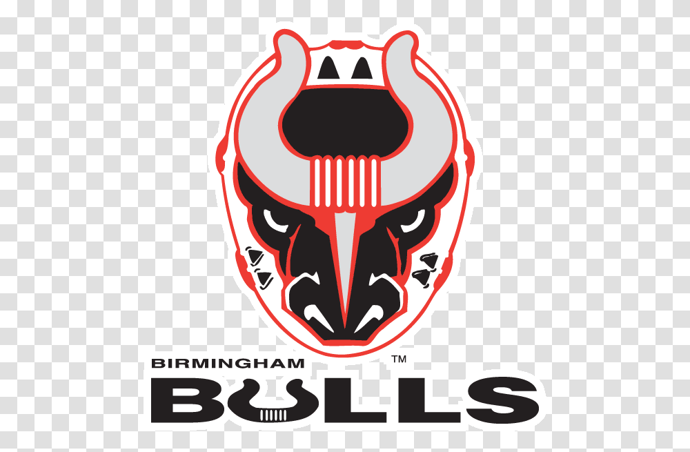 Birmingham Bulls Primary Logo Birmingham Bulls Logo, Leisure Activities, Ketchup, Food, Brake Transparent Png