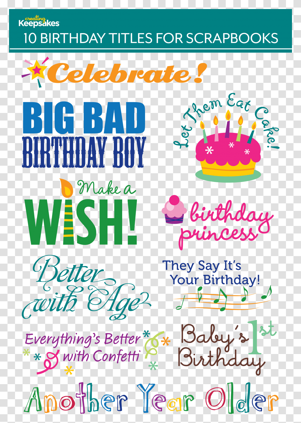 Birthday Album Title Ideas For Facebook, Poster, Advertisement, Flyer, Paper Transparent Png