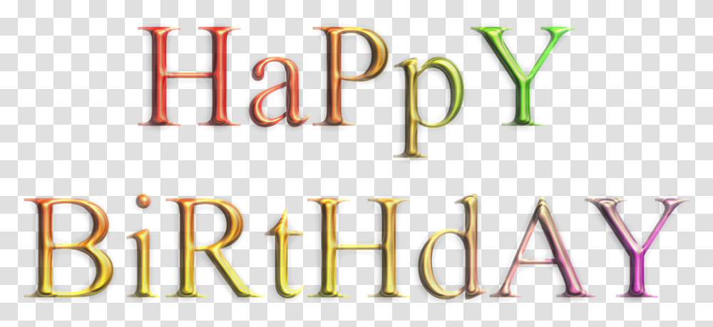 Birthday, Alphabet, Word, Lighting Transparent Png