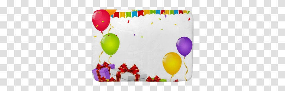 Birthday Background For Your Design Bath Mat • Pixers We Live To Change Fondo De Cuadro De, Balloon, Paper Transparent Png