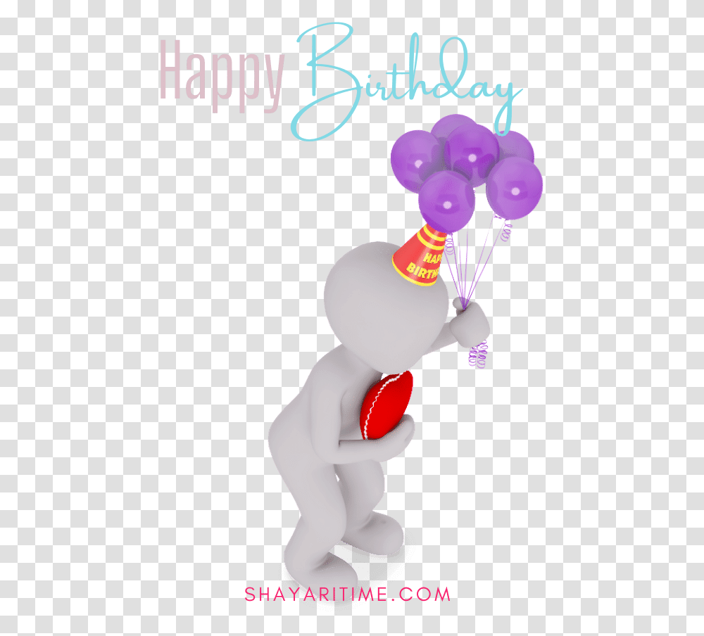 Birthday Background Wishes Quotes With Images Balloon, Hat, Clothing, Apparel Transparent Png