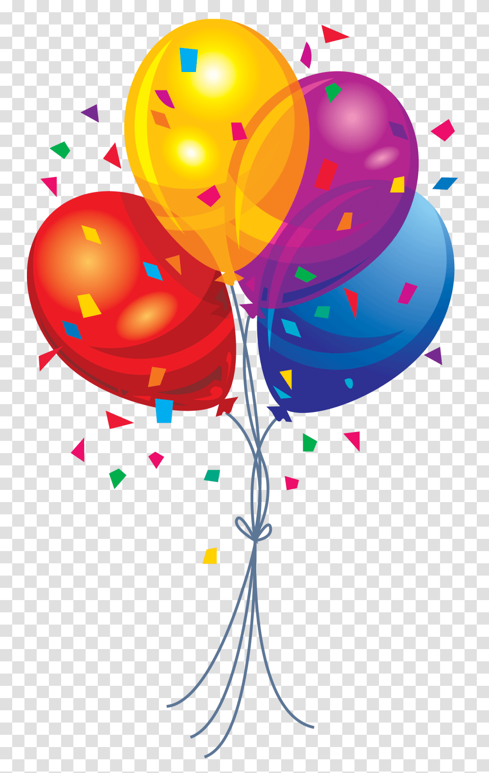 Birthday Balloon Party Clip Art Transparent Png