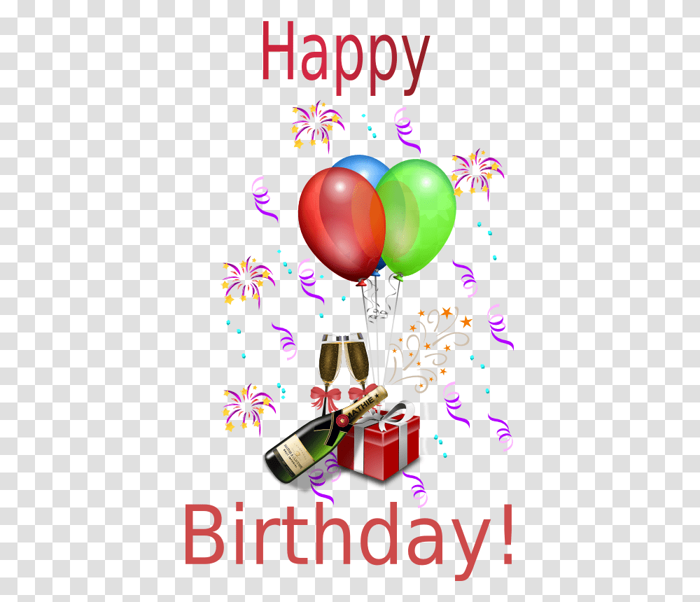 Birthday Balloons, Paper, Confetti Transparent Png