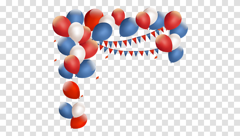 Birthday Balloons Red And Blue Balloons Transparent Png