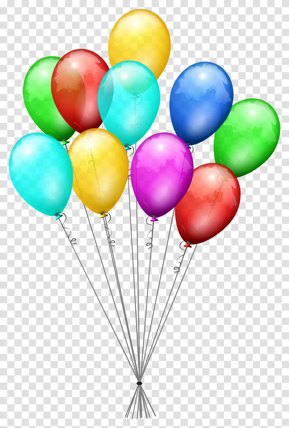 Birthday Baloons Birthday Balloons Background Transparent Png