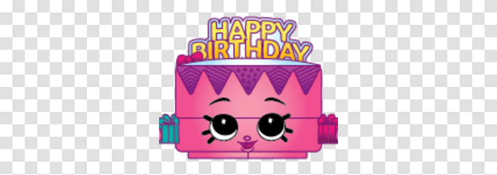 Birthday Betty Shopkins Wiki Fandom Shopkins Happy Birthday Cake, Leisure Activities, Purple, Dessert, Food Transparent Png