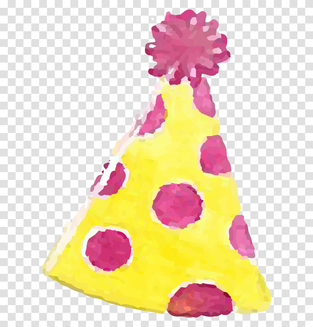 Birthday Blower Yellow Party Hat Clipart, Apparel, Triangle, Wedding Cake Transparent Png