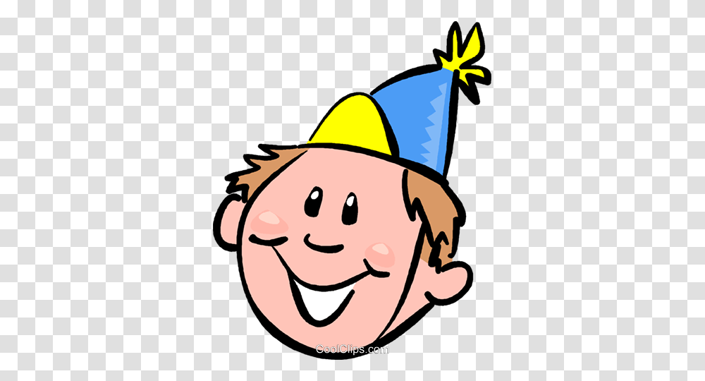 Birthday Boy Royalty Free Vector Clip Art Illustration, Apparel, Hat, Party Hat Transparent Png