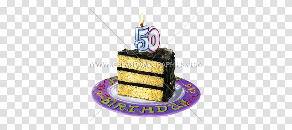Birthday Cake 50th Production Ready Artwork For T Shirt 50th Birthday Cake, Dessert, Food, Torte Transparent Png