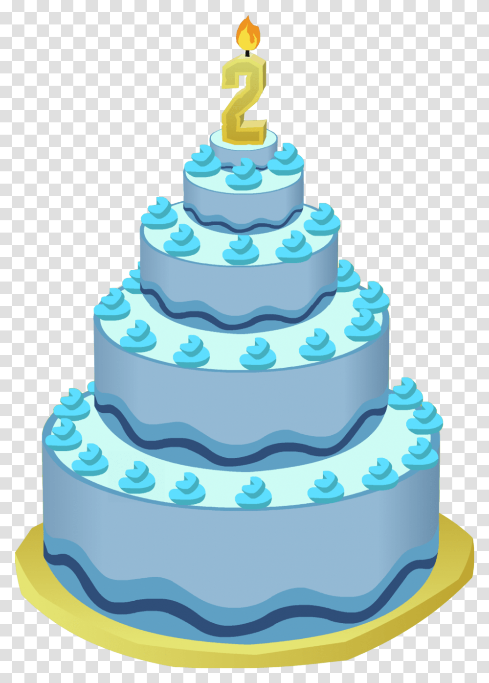Birthday Cake Assset Pack - Animal Jam Archives 2nd Birthday Cake Hd, Dessert, Food, Wedding Cake, Icing Transparent Png
