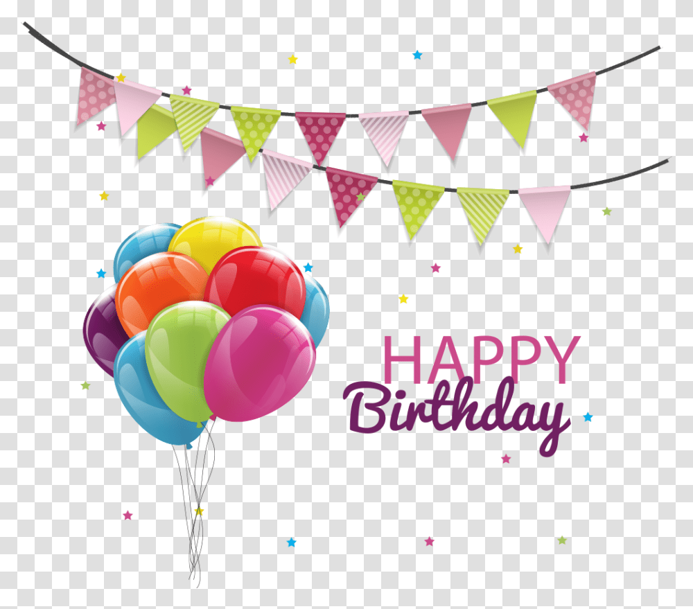 Birthday Cake Balloon Party Birthday Party Vector, Poster, Advertisement, Leisure Activities, Flyer Transparent Png