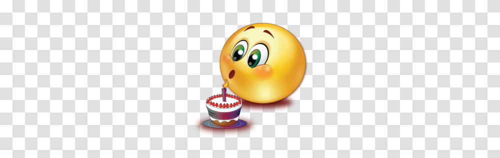 Birthday Cake Blowing Candle Emoji, Dessert, Food, Sweets, Confectionery Transparent Png
