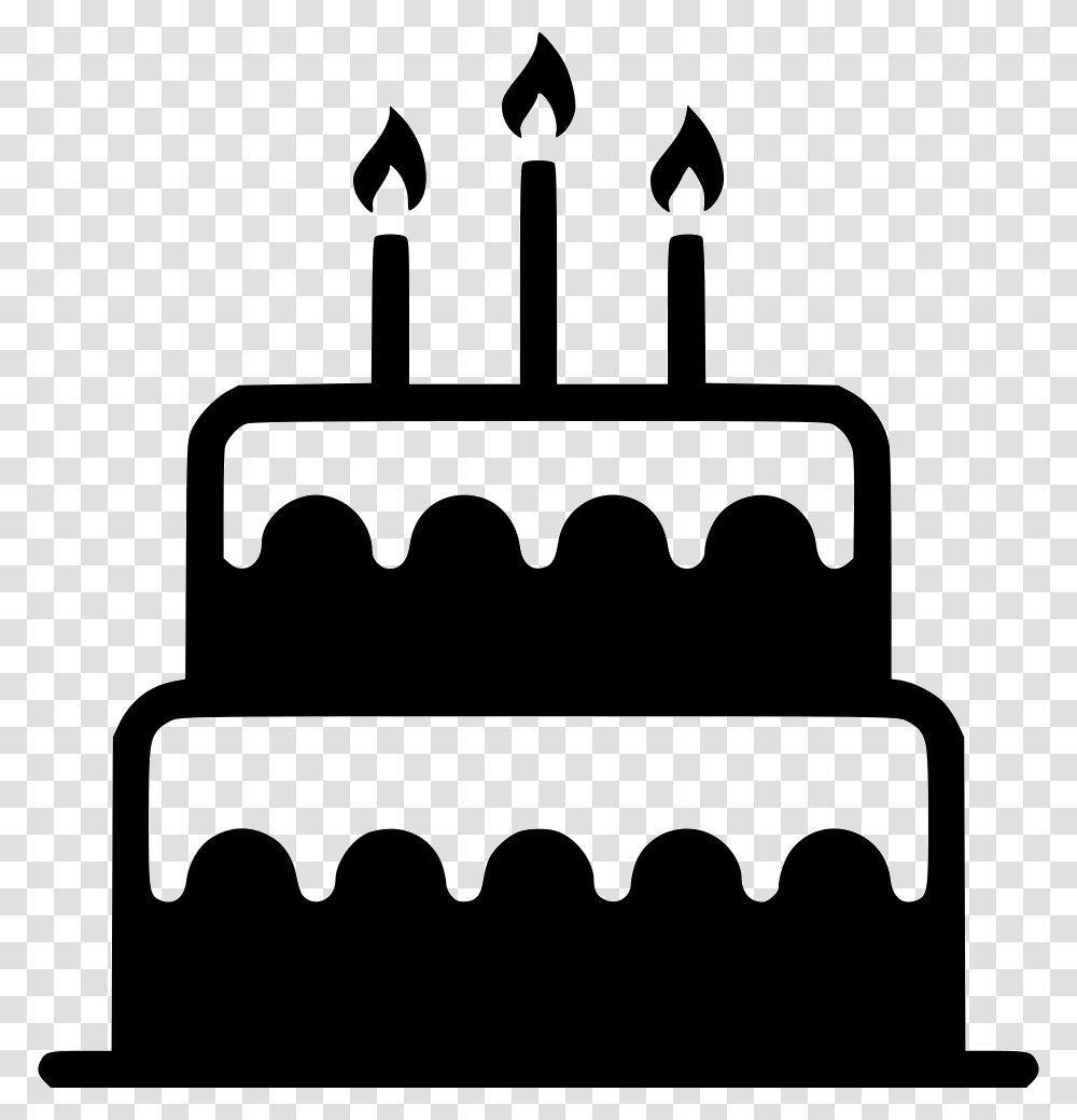 Birthday Cake Candle Sweet Dessert Black Birthday Cake, Weapon, Weaponry, Blade Transparent Png