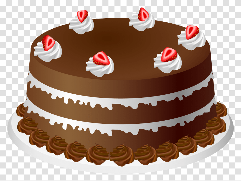 Birthday Cake Clip Art Cakes Clipartlook Chocolate Cake Clipart, Dessert, Food, Torte, Wedding Cake Transparent Png