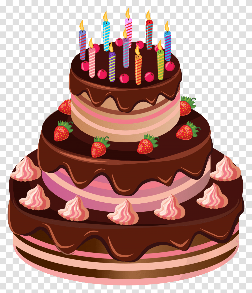 Birthday Cake Clip Art Kek Transparent Png