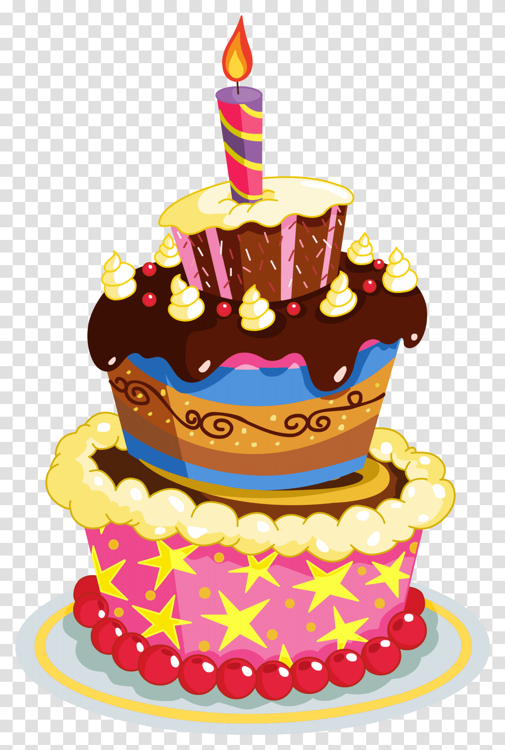 Birthday Cake Clipart Birthday Cake Clipart, Dessert, Food, Cream, Creme Transparent Png