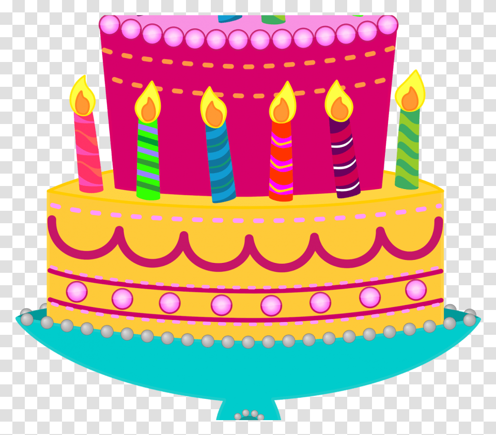 Birthday Cake Clipart Birthday Cake Clipart, Dessert, Food, Icing, Cream Transparent Png