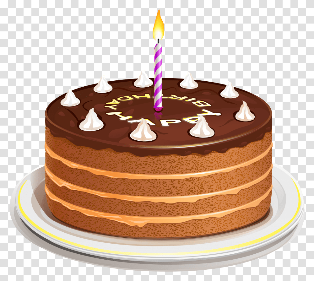 Birthday Cake Clipart Image Birthday Cake Candles, Dessert, Food, Meal, Torte Transparent Png