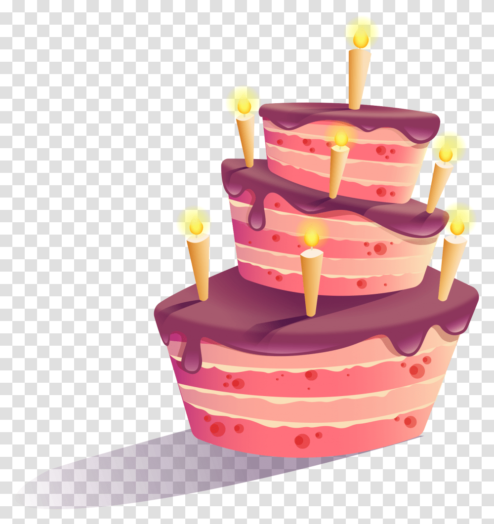 Birthday Cake Clipart Image Birthday Cake Clipart Background, Dessert, Food, Cream, Creme Transparent Png