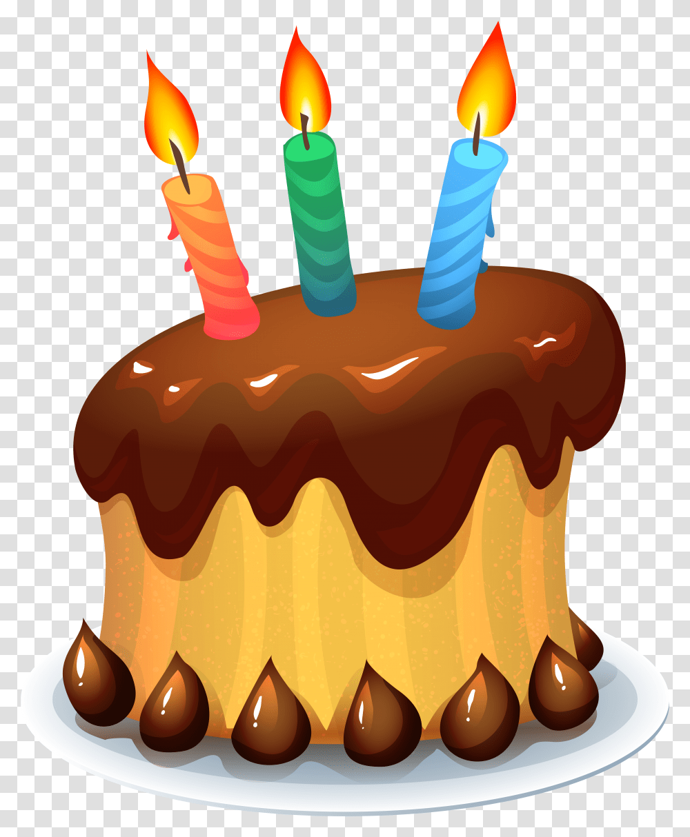 Birthday Cake Clipart Picture Clipart Birthday Cake, Dessert, Food, Cream, Creme Transparent Png