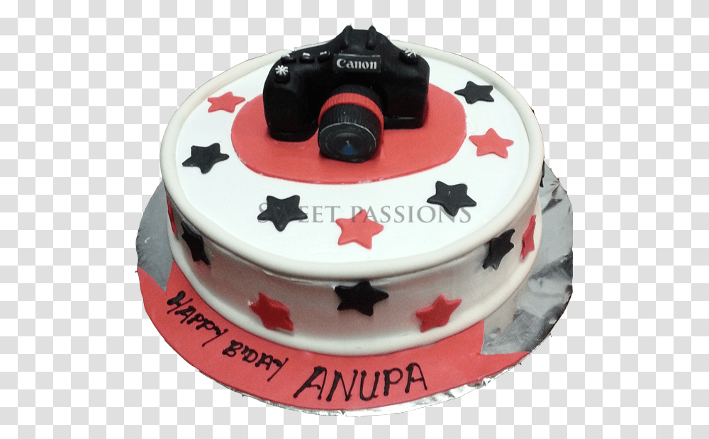 Birthday Cake, Dessert, Food, Camera, Electronics Transparent Png