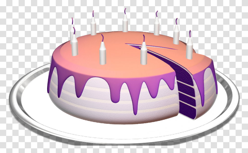 Birthday Cake, Dessert, Food, Candle Transparent Png