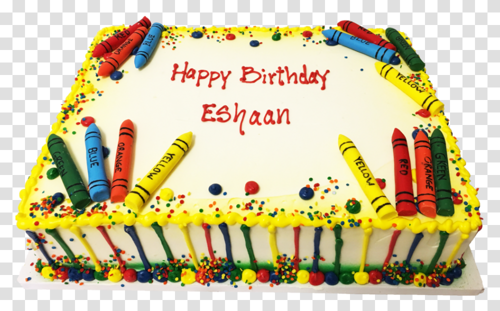 Birthday Cake, Dessert, Food, Crayon Transparent Png