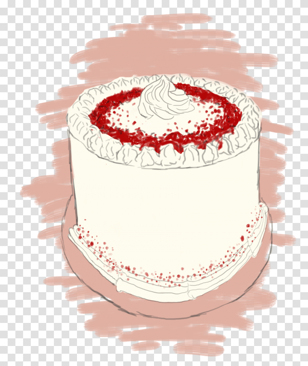 Birthday Cake, Dessert, Food, Cream, Creme Transparent Png